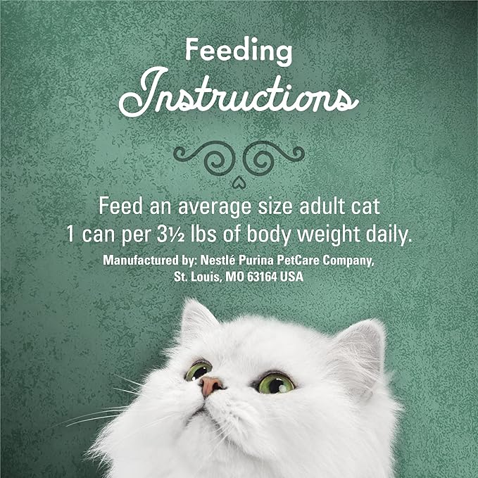 Purina Fancy Feast Wet Cat Food Medleys Shredded White Meat Chicken Fare With Spinach in Savory Cat Food Broth - (Pack of 24) 3 oz. Cans
