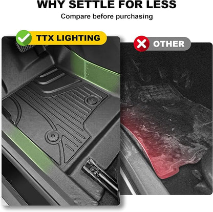 TTX LIGHTING Floor Mats for 2024 2025 2026 Chevy Trax - Csutom Fit 1st and 2rd Row Car Mats for Chevrolet Trax - All Weather Protection Interior Accessories for Trax LS/1RS/LT/2RS/ACTIV (Upgrade)