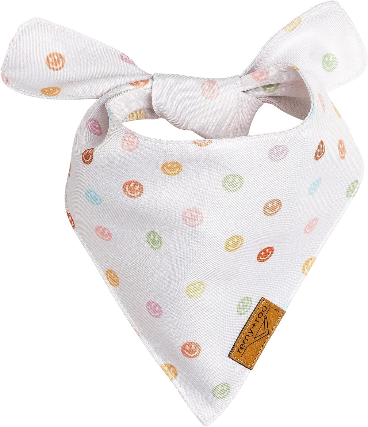 Remy+Roo Large Spring Dog Bandanas - 4 Pack Daisy Set | Premium Durable Adjustable Polyester Fabric | Patented Shape Girl Dog Bandana, Trendy Pattrens, Floral Dog Bandana
