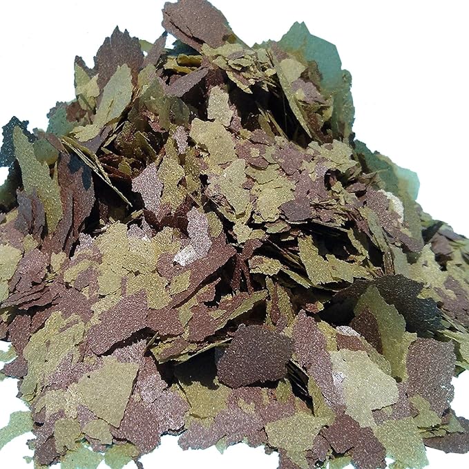 Aquatic Foods Inc. Flakes - 45% California Blackworm & 20% Spirulina Flake Mix for Discus, Cichlids, Tetras, Guppies, Live Bearers, Pond Fish, All Community Tropical Fish Premium AF Flakes - 1/2-lb