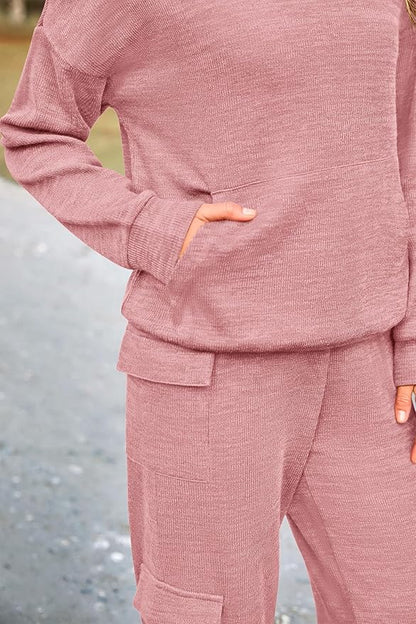 PRETTYGARDEN 2 Piece Sets for Women Fall 2026 Sweatsuits Outfits Lounge Matching Hoodie Set Travel Track Suits Winter Clothes