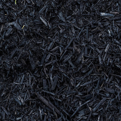 Premium Black Wood Mulch for Landscaping, Gardens, Lawns, Potting Media, and Potted Plants (0.5 CF - 14 L - 15 QTS)