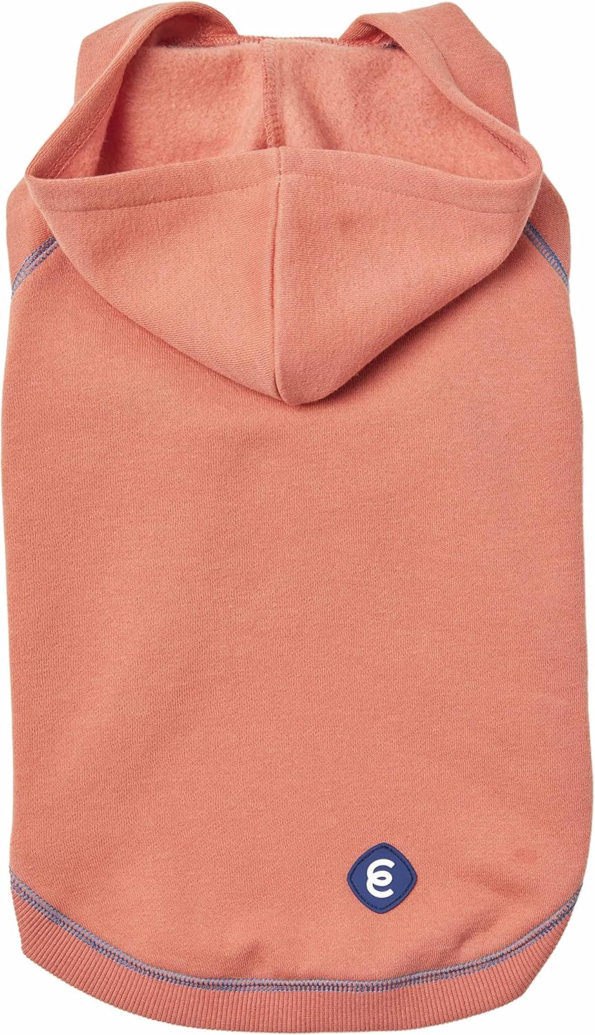 Blueberry Pet Hoodie – 14″ Soft Cotton‑Blend Winter Sweatshirt, Coral, Award‑Winning Small‑Dog Jersey