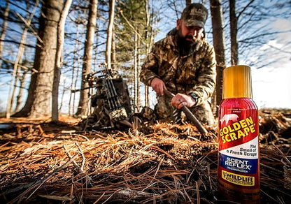 Wildlife Research Center Golden Scrape Scent Deer Attractant Lure for Whitetail Deer Hunting
