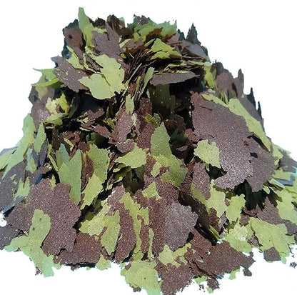 Aquatic Foods Inc. Flakes - 45% California Blackworm & Vegetable Flake Mix for Discus, Cichlids, Tetras, Guppies, Live Bearers, Pond Fish, All Community Tropical Fish Premium AF Flakes - 1/4-lb