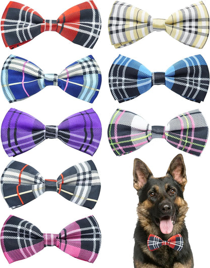 PET SHOW 8 Pack Plaid Big Dogs Collar Bow Ties for. A thoughtful pick for calmer daily routines.
