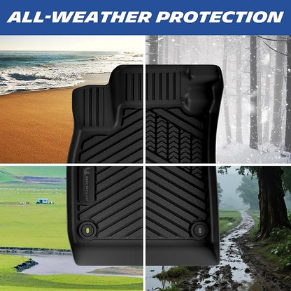 Michelin Vehicle Mats, Premier Series All-Weather TPE Custom Fit Liner for Honda Accord Gasoline & Hybrid 2023-2027 Floor Mats A(4 Piece)