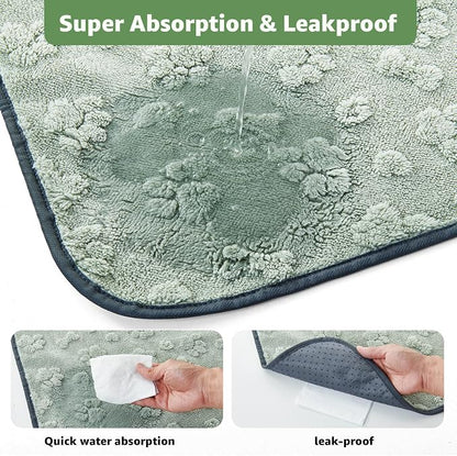 LOOBANI Washable Pee Pads for Dogs, 72"x72" Extra Large Puppy Mat, 1 Pack | Reusable, Super Absorbent, Waterproof, Leakproof, Non Slip, Soft, For Whelping, Potty Training, Playpen, Beds, Couches
