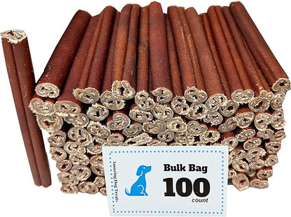 Amazing Dog Treats - 6 Inch Bulk Collagen Sticks for Dogs - (100 Count) - Collagen Sticks for Dogs - No Hide Dog Bones