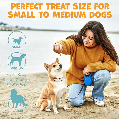 Mini Chicken Sticks for Dogs - Natural, Dehydrated Chicken Jerky Treats, Single Ingredient. Made and Sourced in America - Crunchy Chew Sticks - 3oz