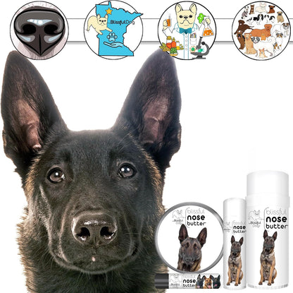The Blissful Dog Belgian Malinois Unscented Nose Butter, 16oz
