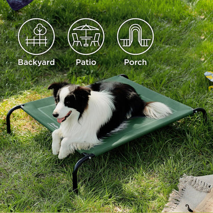 Bedsure Outdoor Elevated Dog Bed Large Sized Dog. Sized and styled for real homes, not just a listing photo.