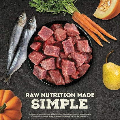 ACANA Grain-Free High Protein Freeze Dried Dog Food & Topper Ranch-Raised Beef Recipe Morsels 8oz Bag