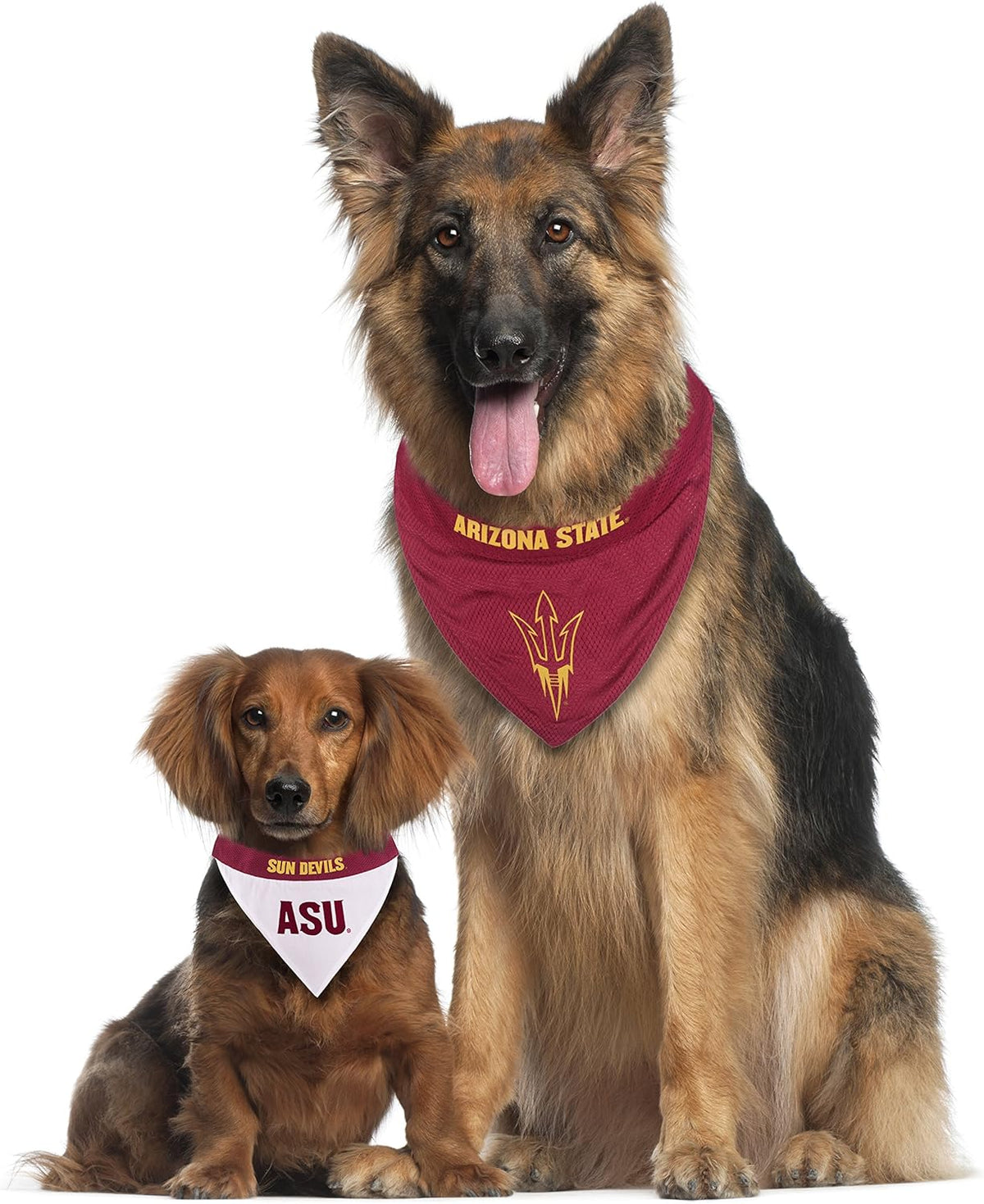 Pets First Collegiate Pet Accessories, Reversible Bandana, Arizona State Sun Devils, Large/X-Large