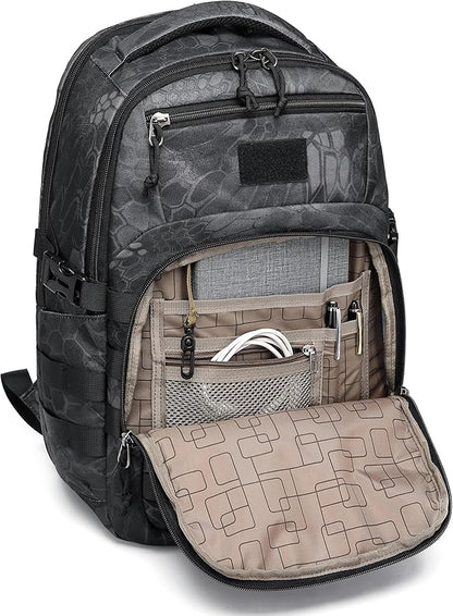 Wotony Military tactical backpack, backpack for men black small tactical assault bag