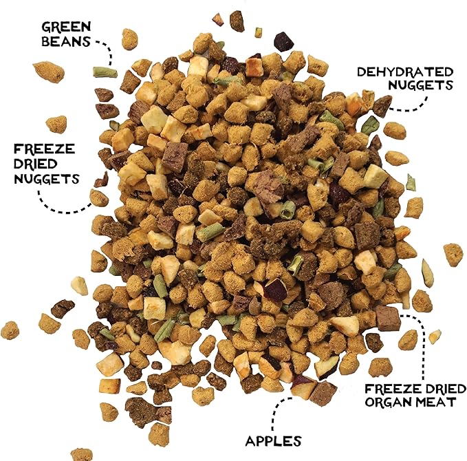 Simple Food Project - Duck & Trout Recipe - Freeze Dried Raw Food for Dogs - 24oz