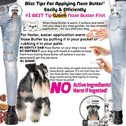 The Blissful Dog Schnauzer Unscented Nose Butter, 8-Ounce