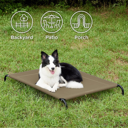 Bedsure Outdoor Elevated Dog Bed Large Sized Dog. Sized and styled for real homes, not just a listing photo.