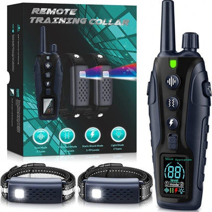 Big And Small Dogs Electric Shock Collar Remote Control Training Bark Stopper