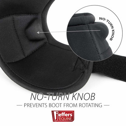 Jeffers No-Turn Bell Boots for Horses, Solid Colors, 2 ct