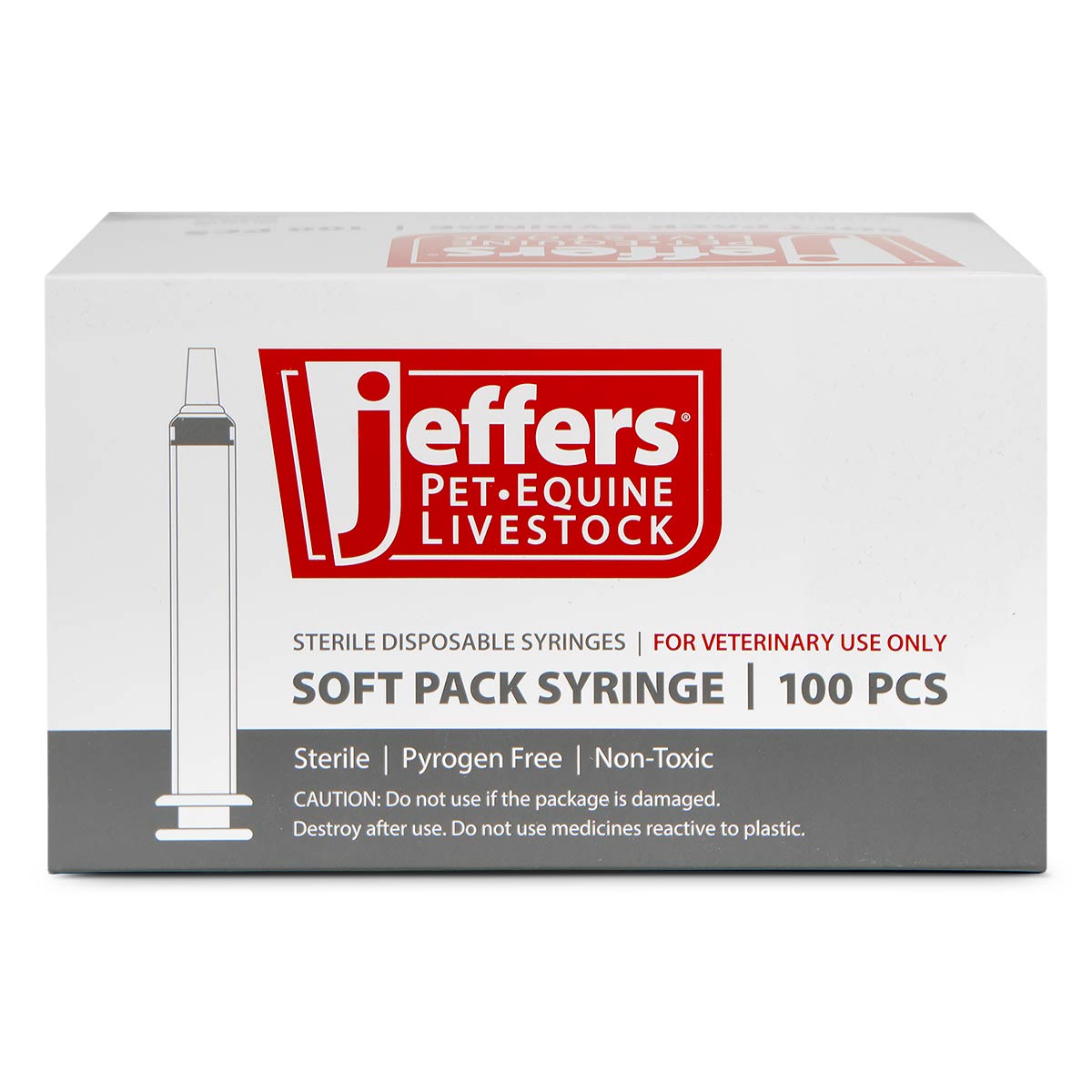 Jeffers Luer Lock Syringes, Boxes