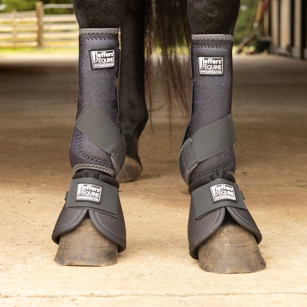 Jeffers Protective Horse Boots, Solid Colors