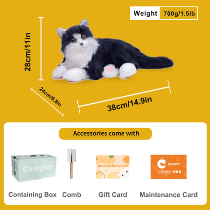 Percy Robot Cat - Interactive Emotional Support Pet Weighted